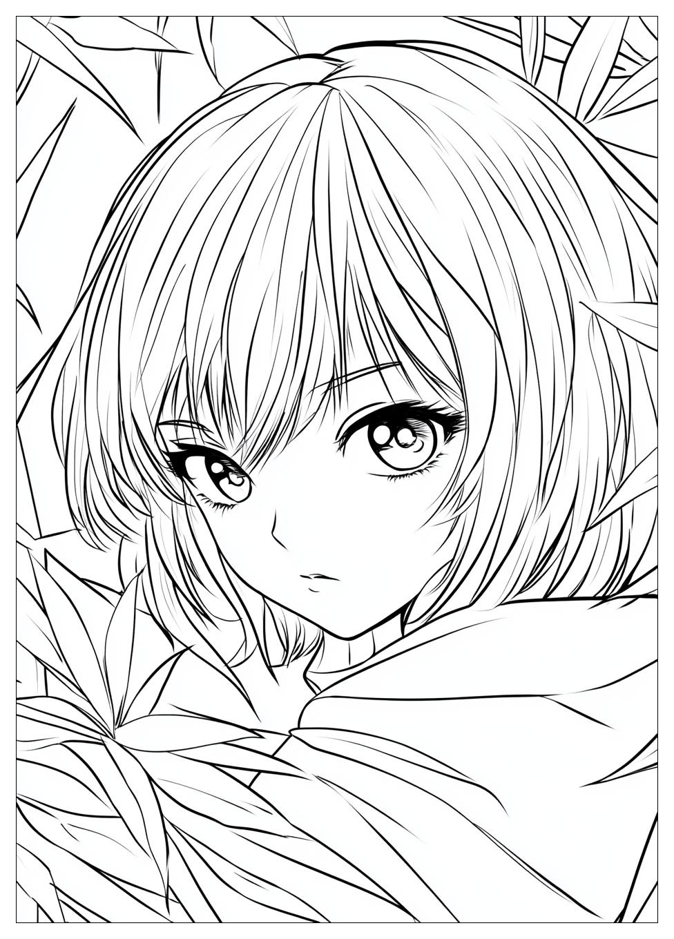 Manga Coloring Pages-9