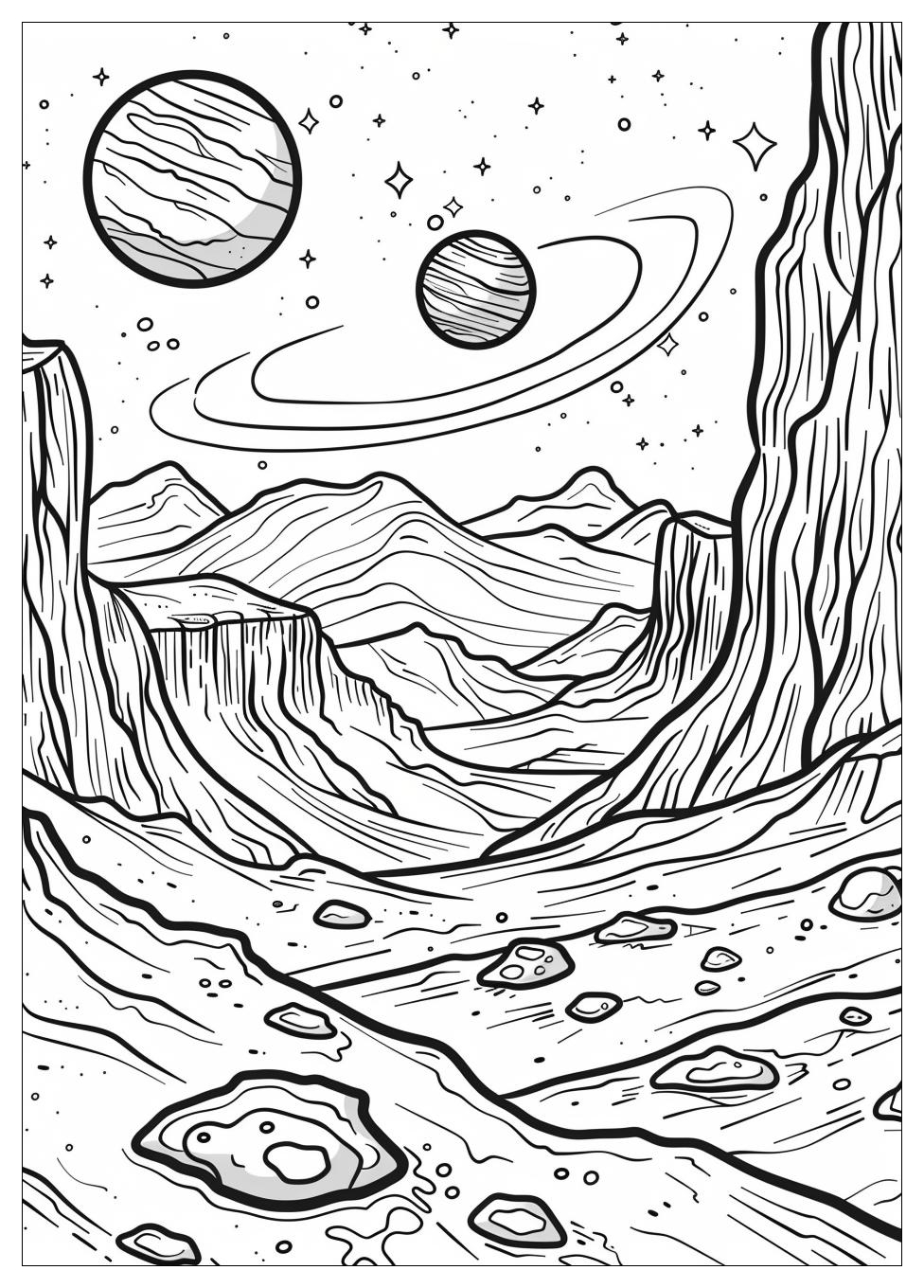 Mars Coloring Pages-8