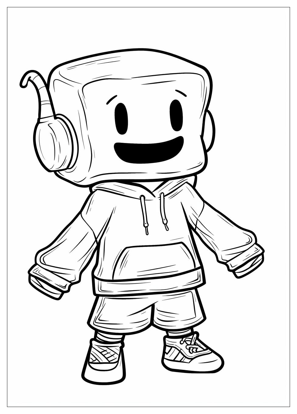 Marshmello Coloring Pages-12