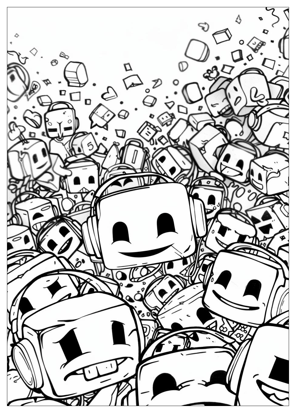 Marshmello Coloring Pages-13