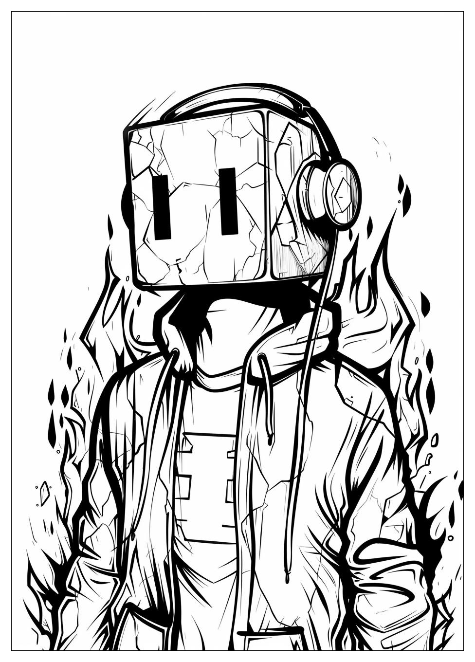 Marshmello Coloring Pages-18