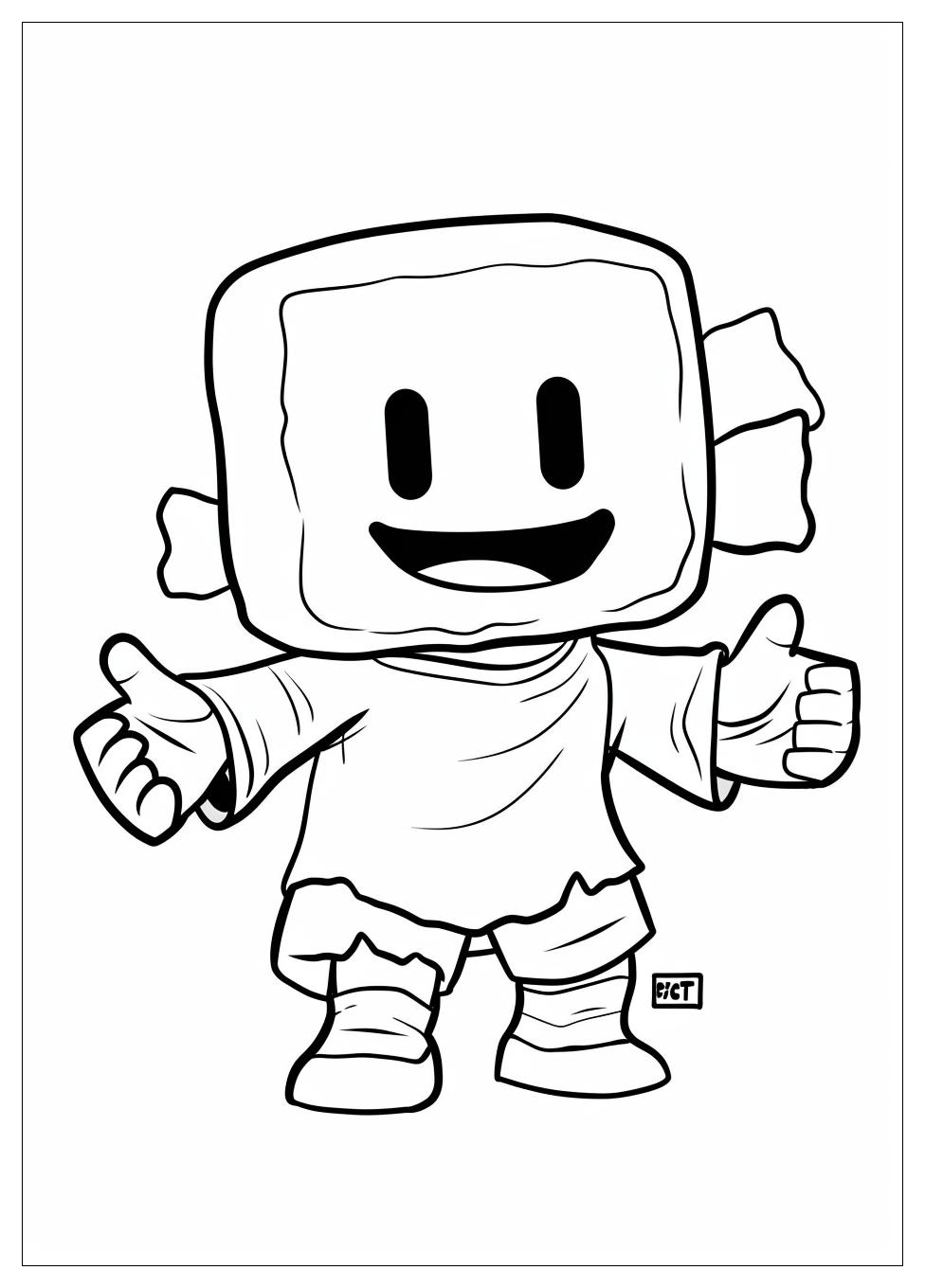 Marshmello Coloring Pages-3