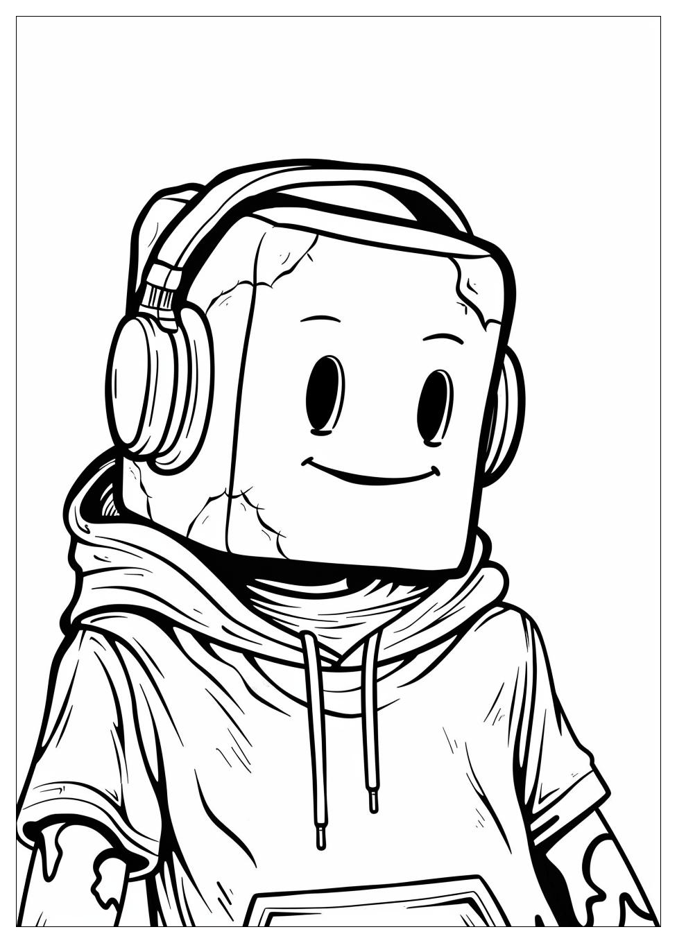 Marshmello Coloring Pages-9
