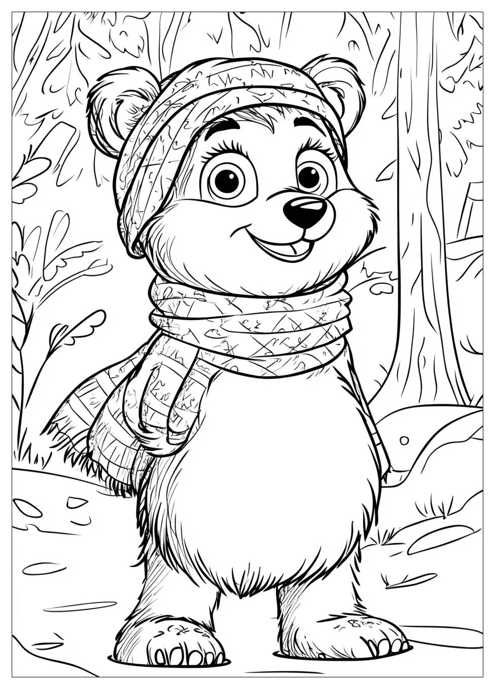 Masha And The Bear Coloring Pages-10