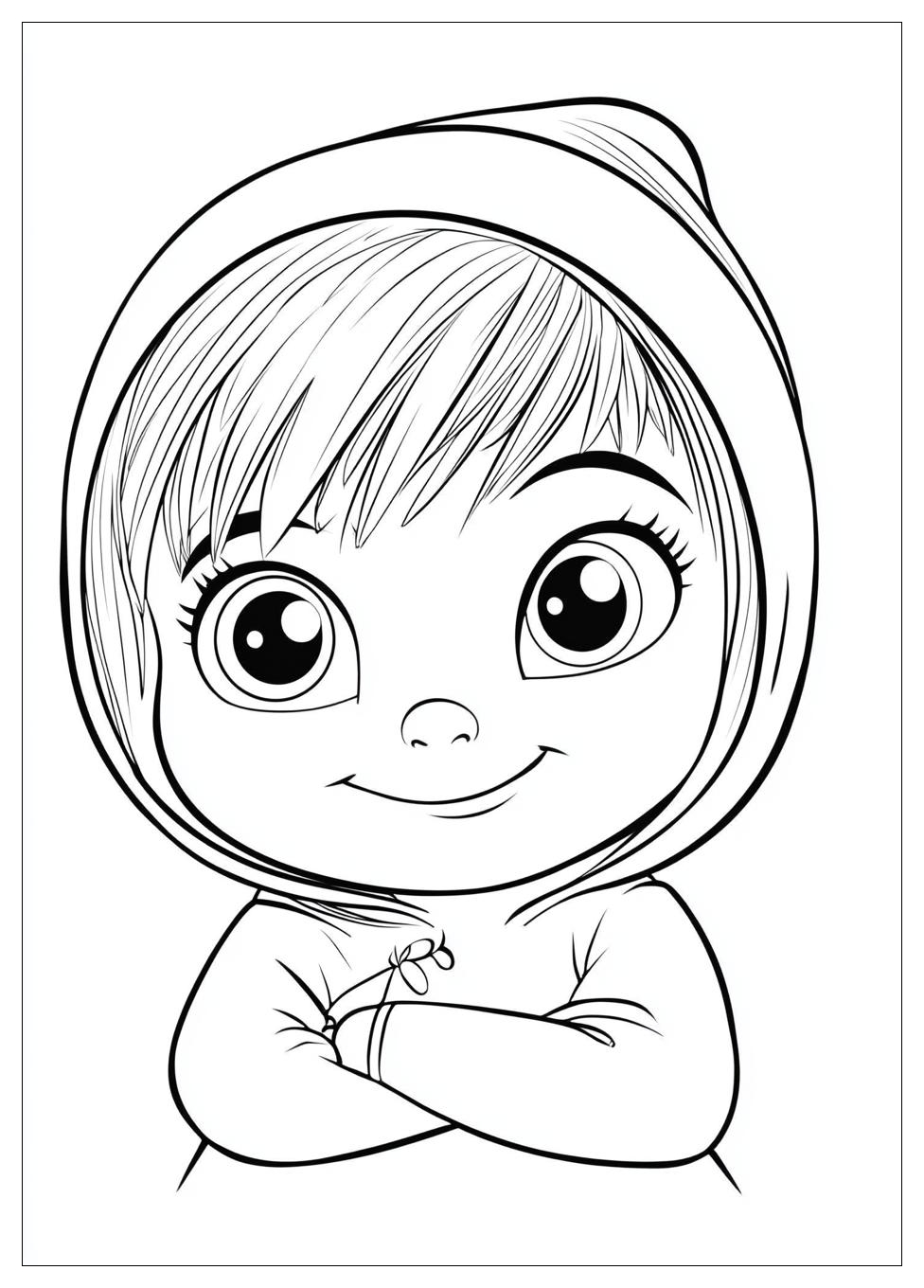Masha And The Bear Coloring Pages-11