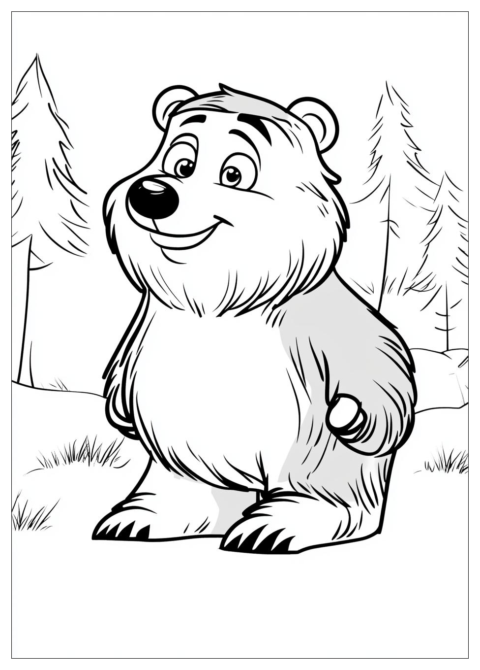 Masha And The Bear Coloring Pages-12