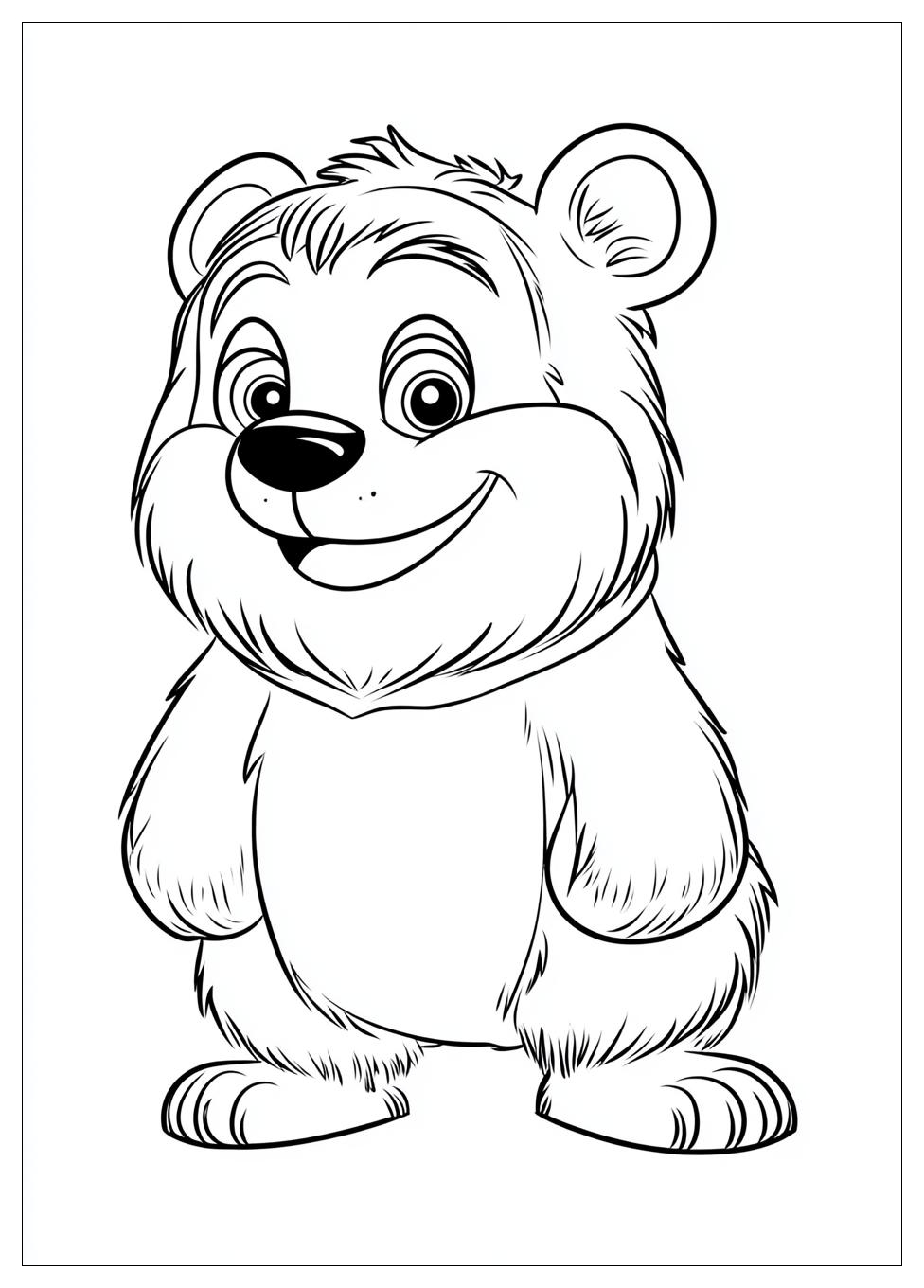 Masha And The Bear Coloring Pages-15