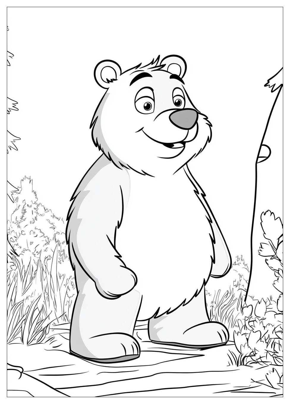Masha And The Bear Coloring Pages-17