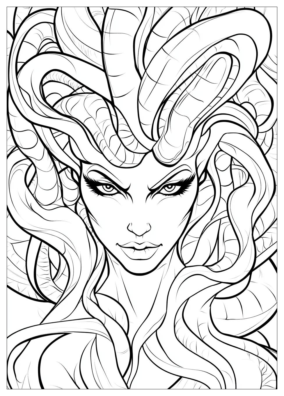 Medusa Coloring Pages-1