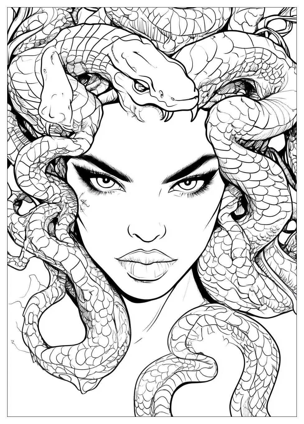 Medusa Coloring Pages-15