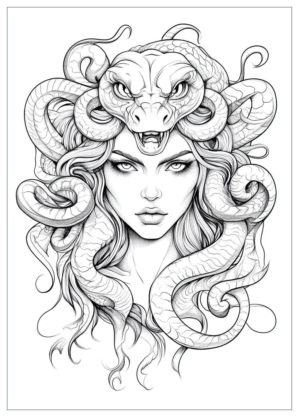 Medusa Coloring Pages-17