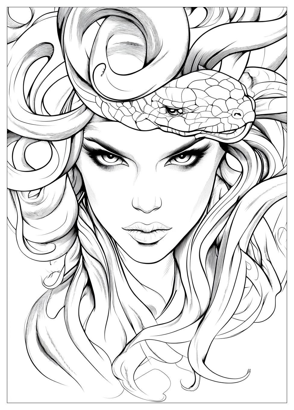 Medusa Coloring Pages-18