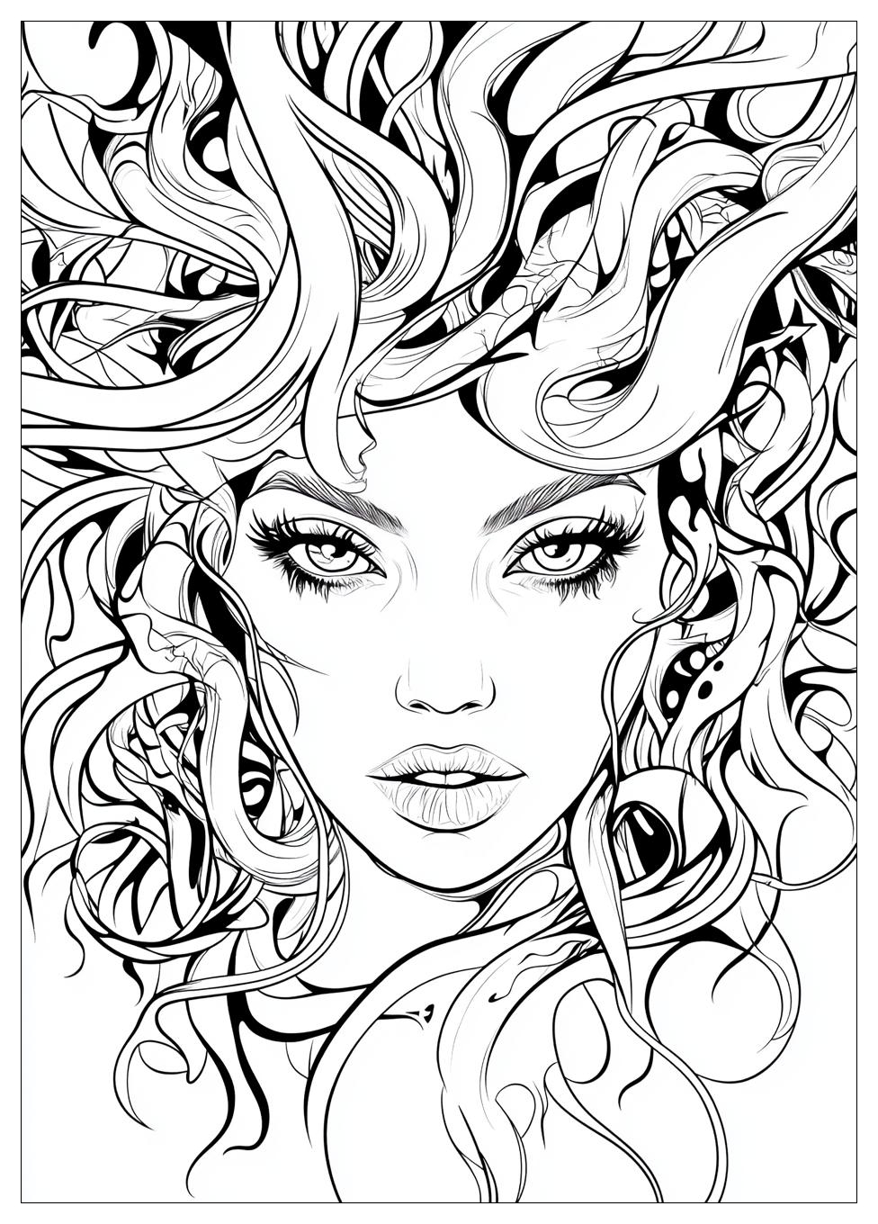 Medusa Coloring Pages-19