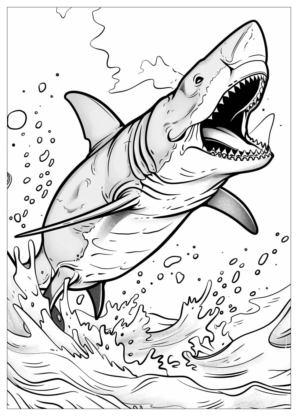 Megalodon Coloring Pages-11