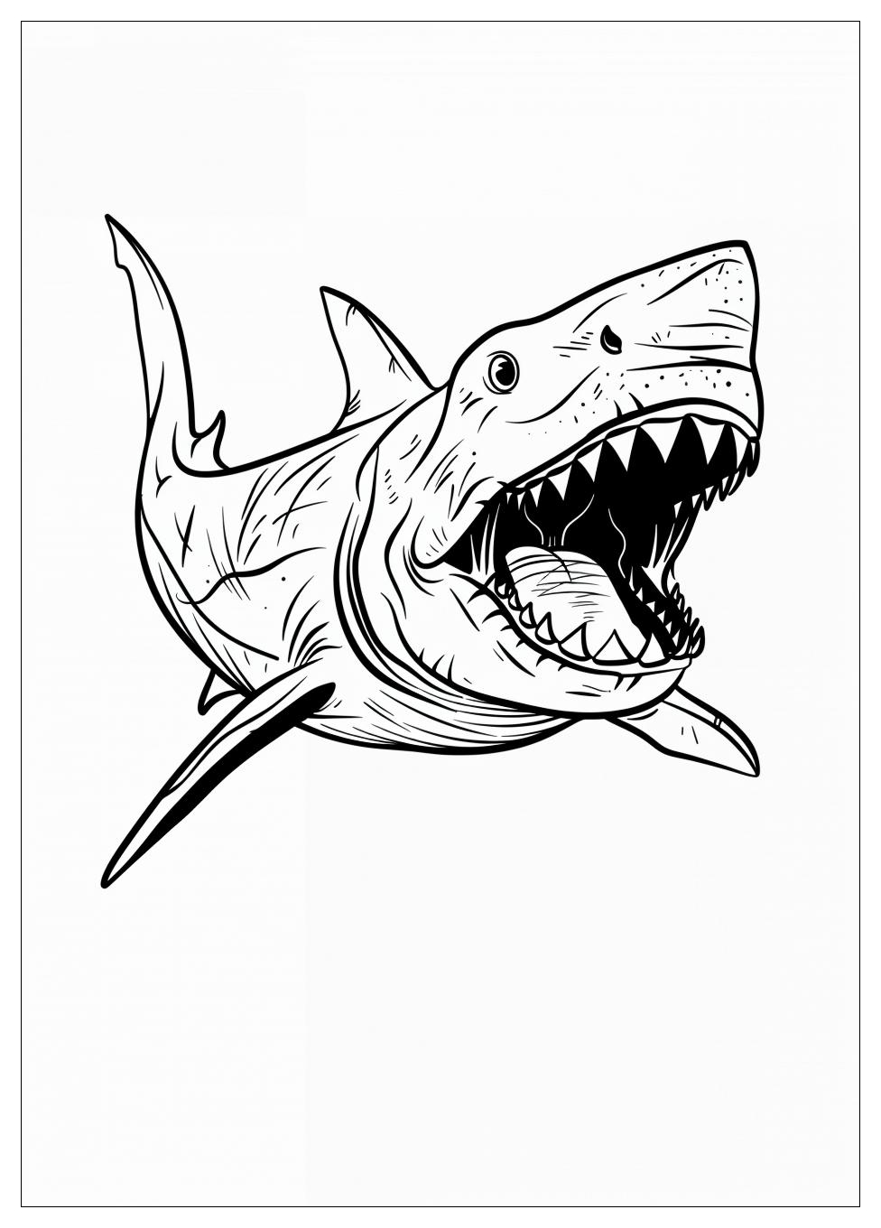 Megalodon Coloring Pages-12