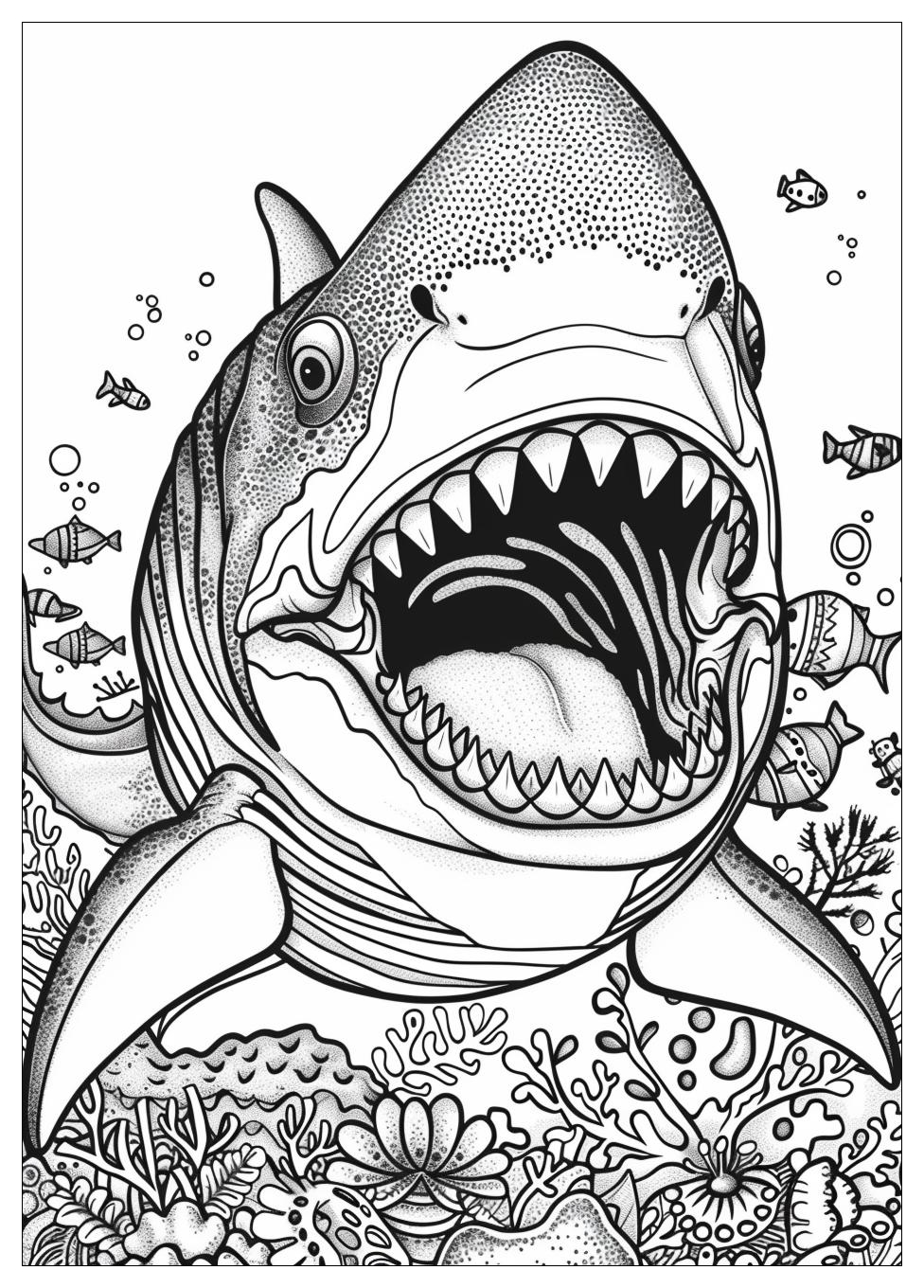 Megalodon Coloring Pages-13