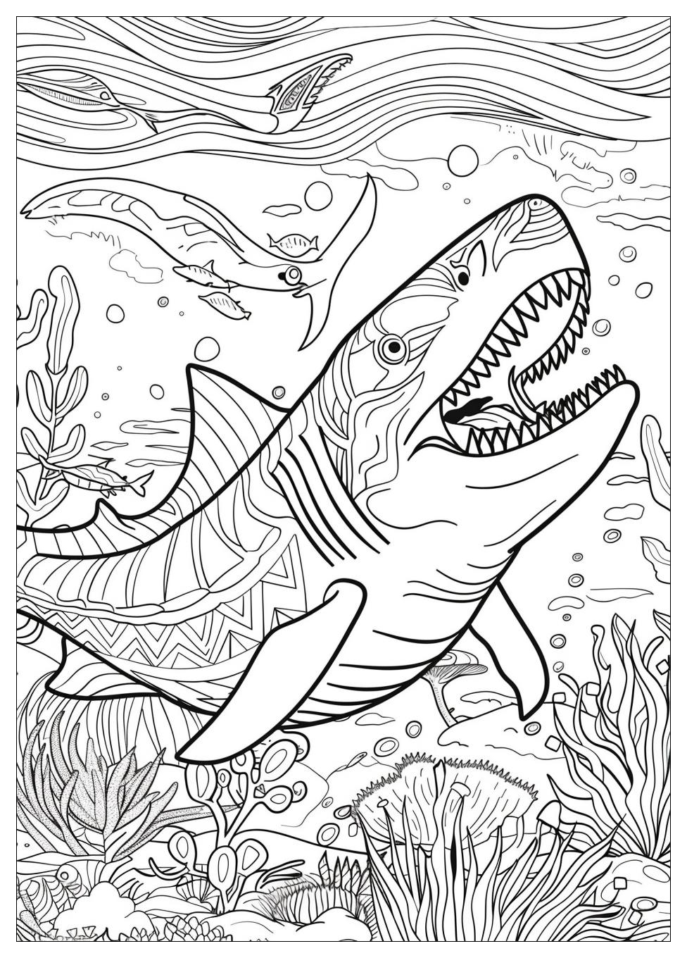 Megalodon Coloring Pages-17