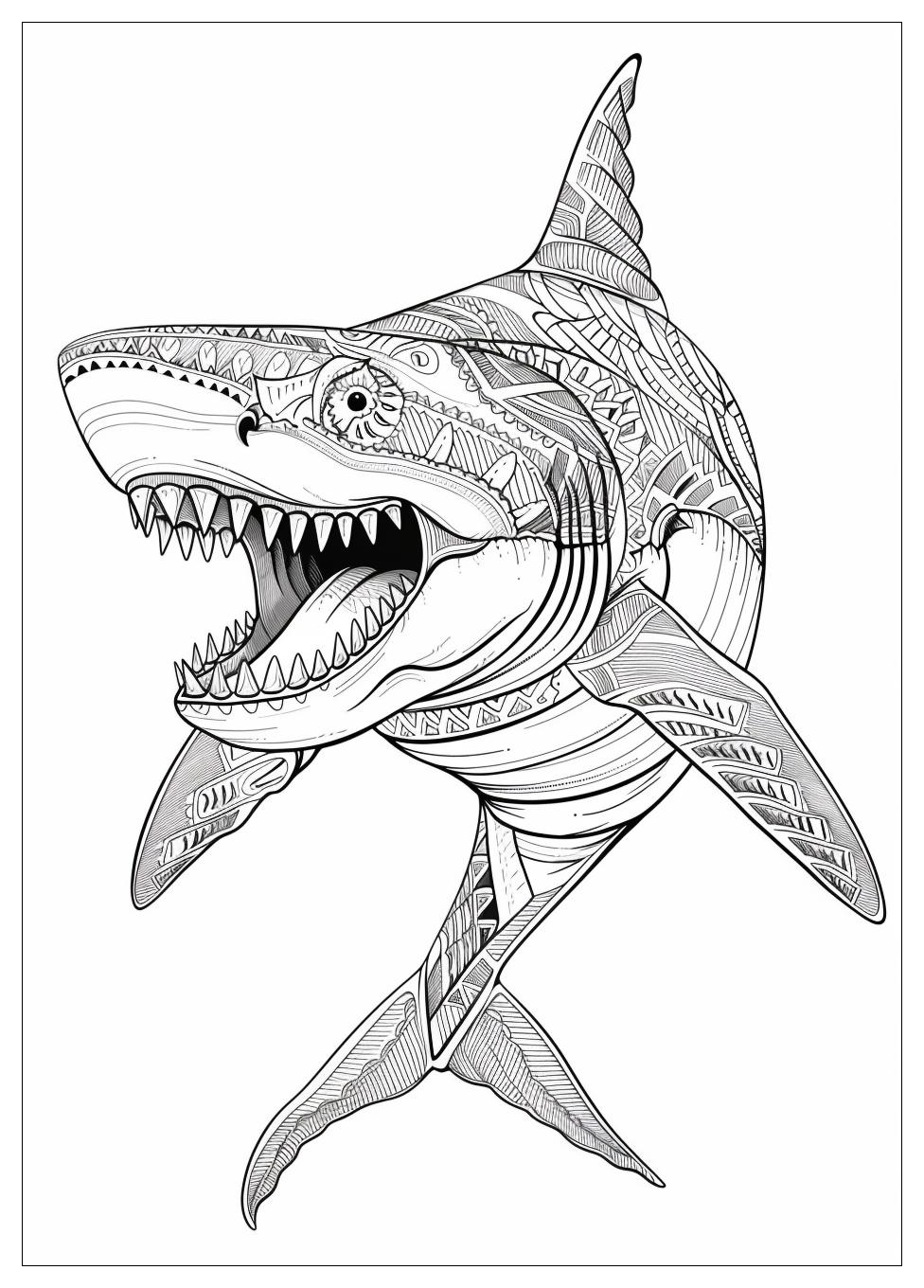 Megalodon Coloring Pages-20