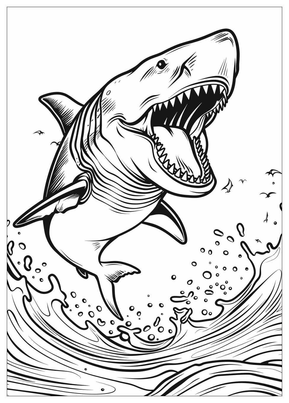 Megalodon Coloring Pages-3