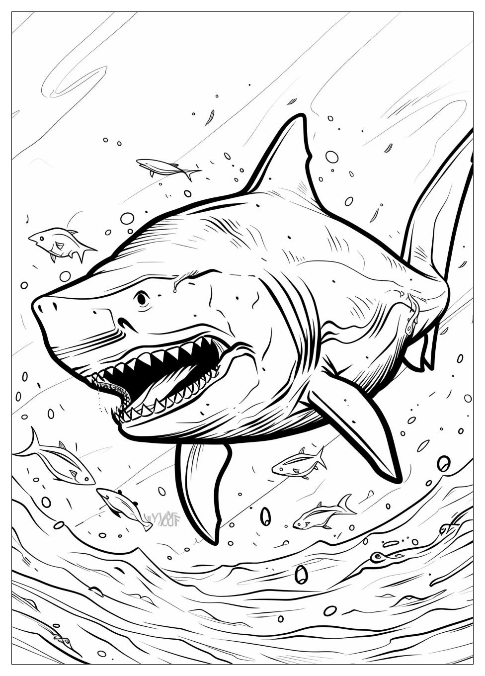 Megalodon Coloring Pages-7