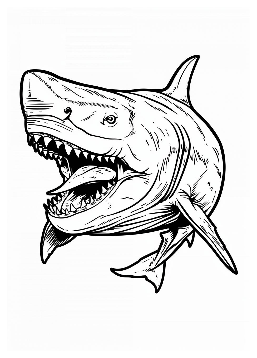Megalodon Coloring Pages-8