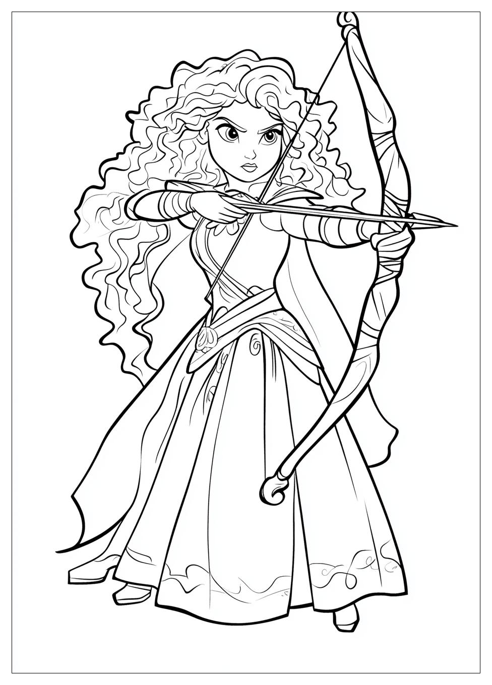 Merida Coloring Pages-1