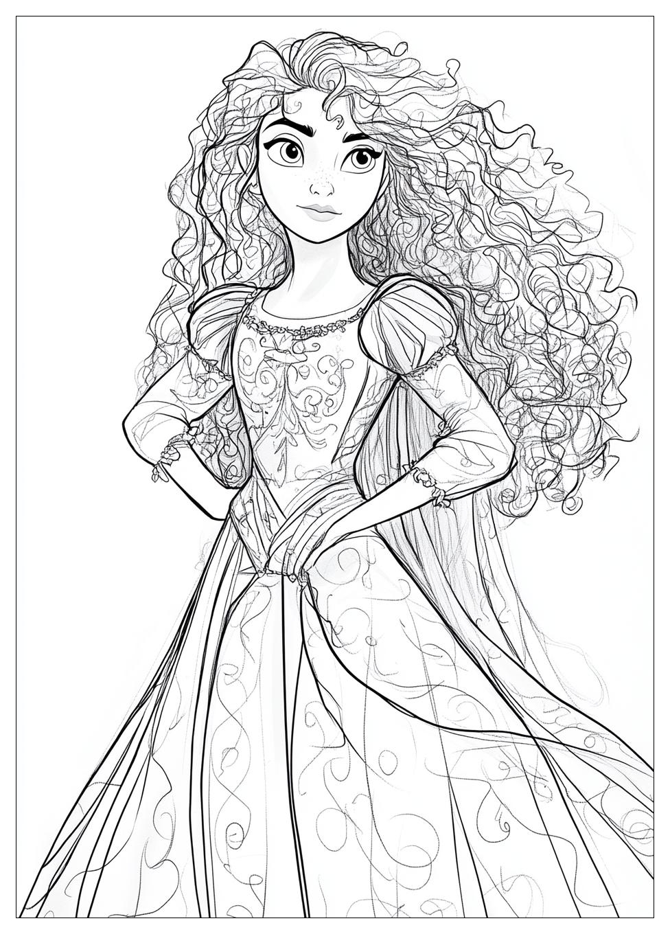 Merida Coloring Pages-15