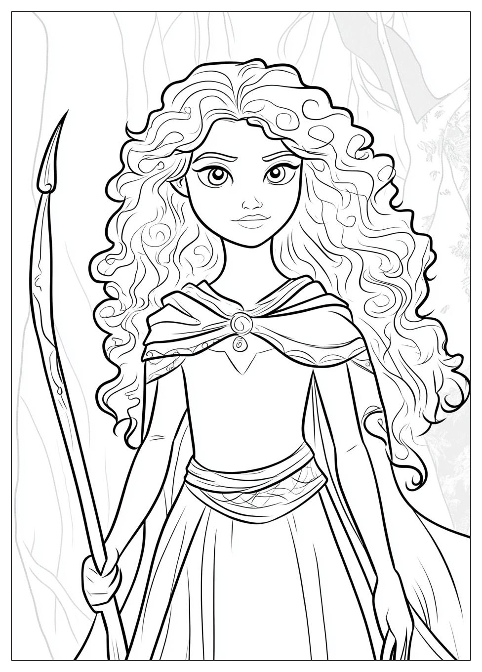 Merida Coloring Pages-2