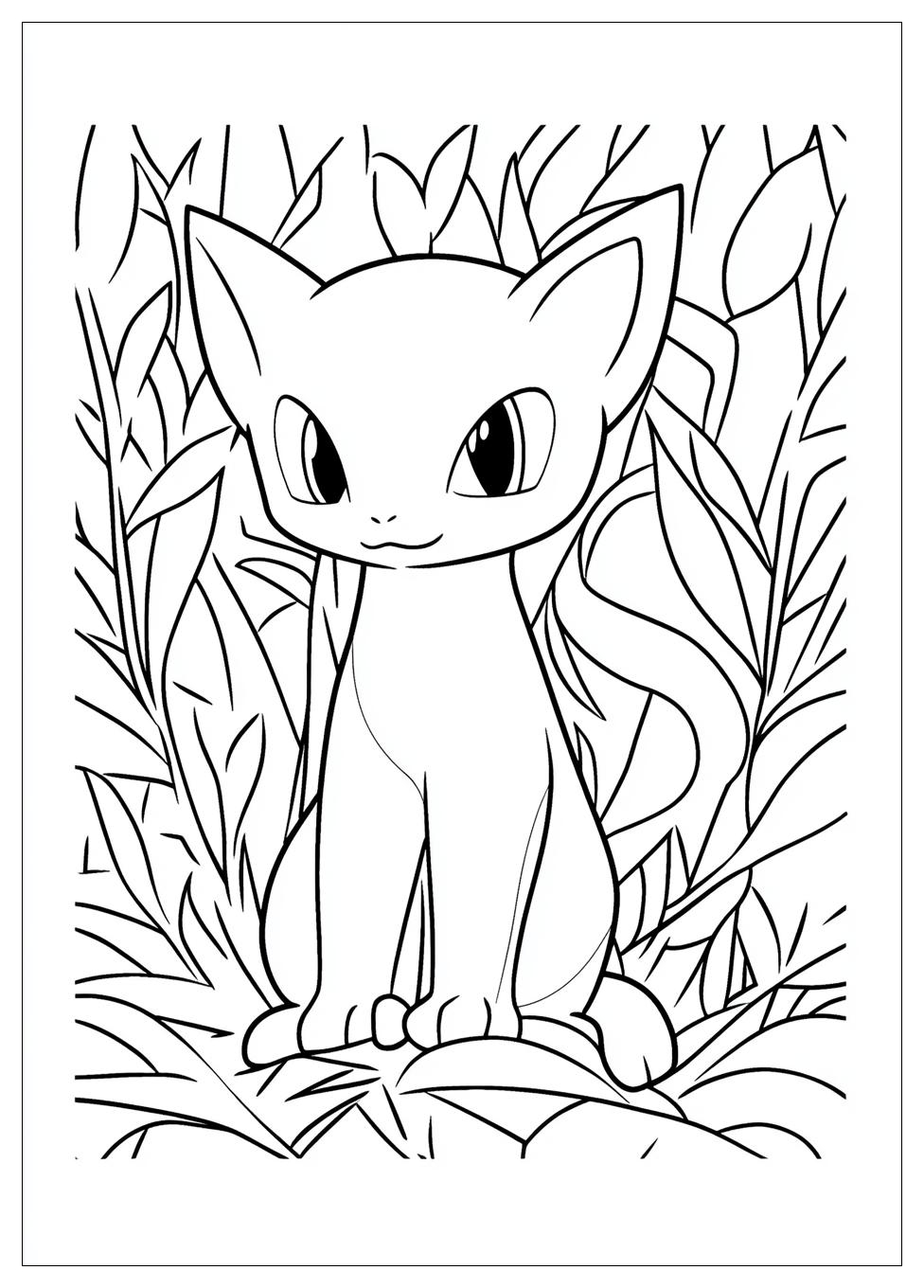 Mew Coloring Pages-1