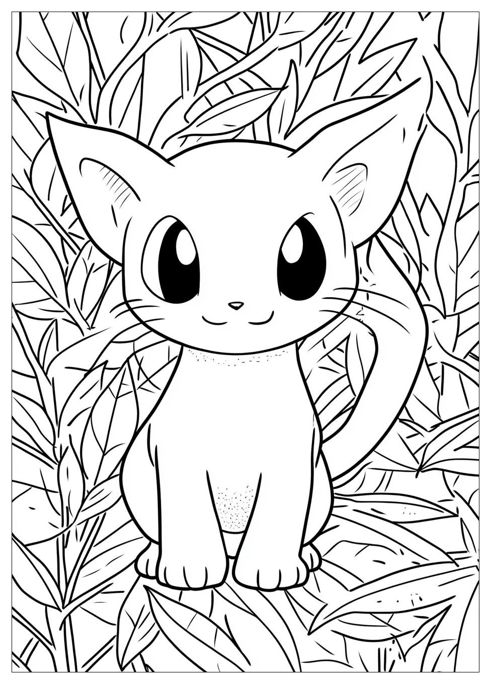 Mew Coloring Pages-13