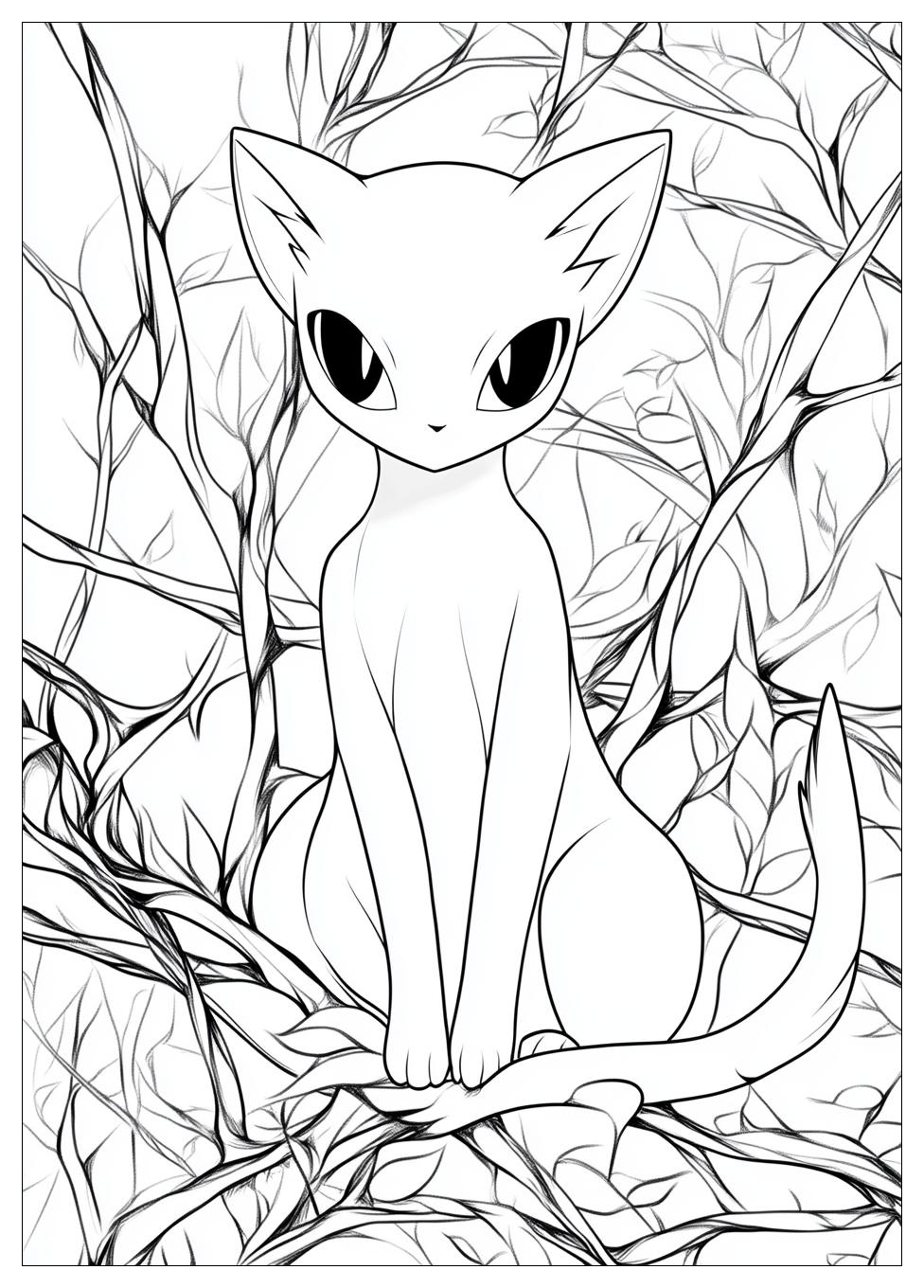 Mew Coloring Pages-2