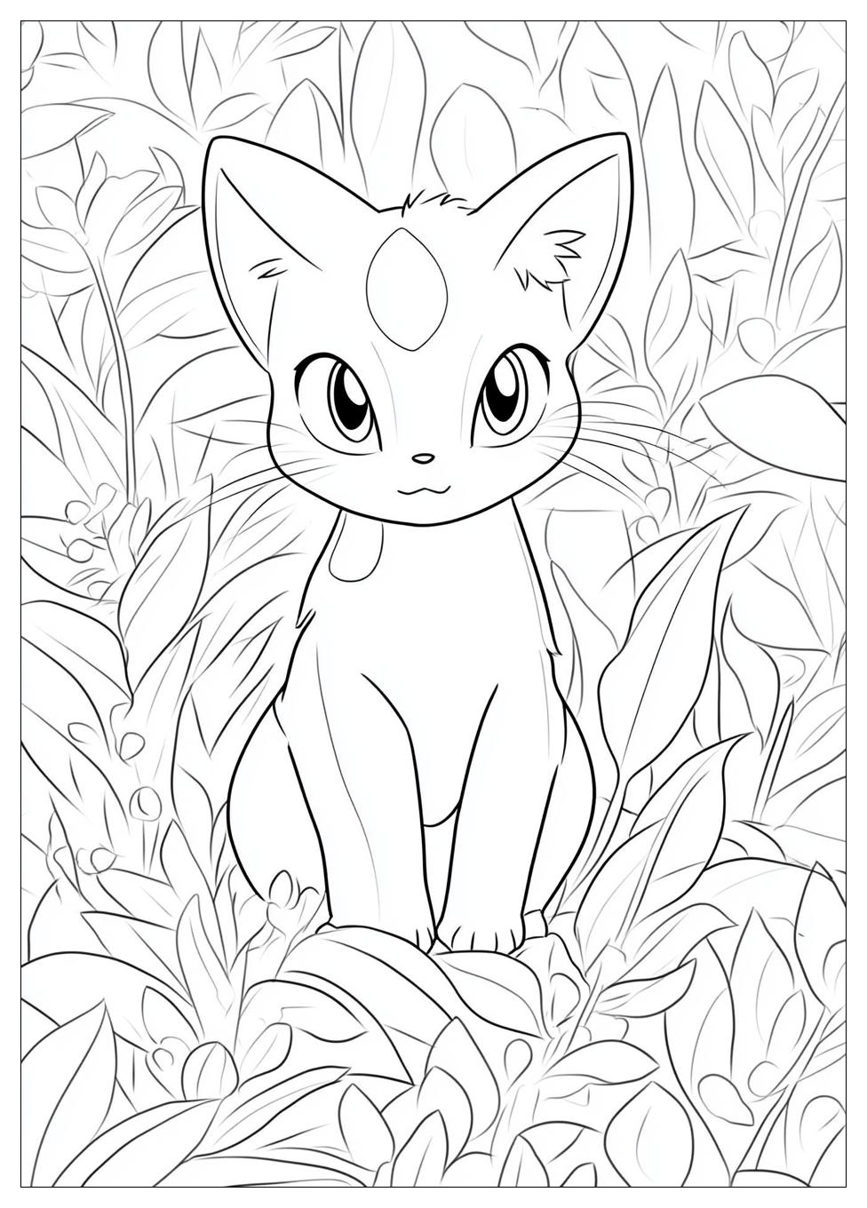 Mew Coloring Pages-20