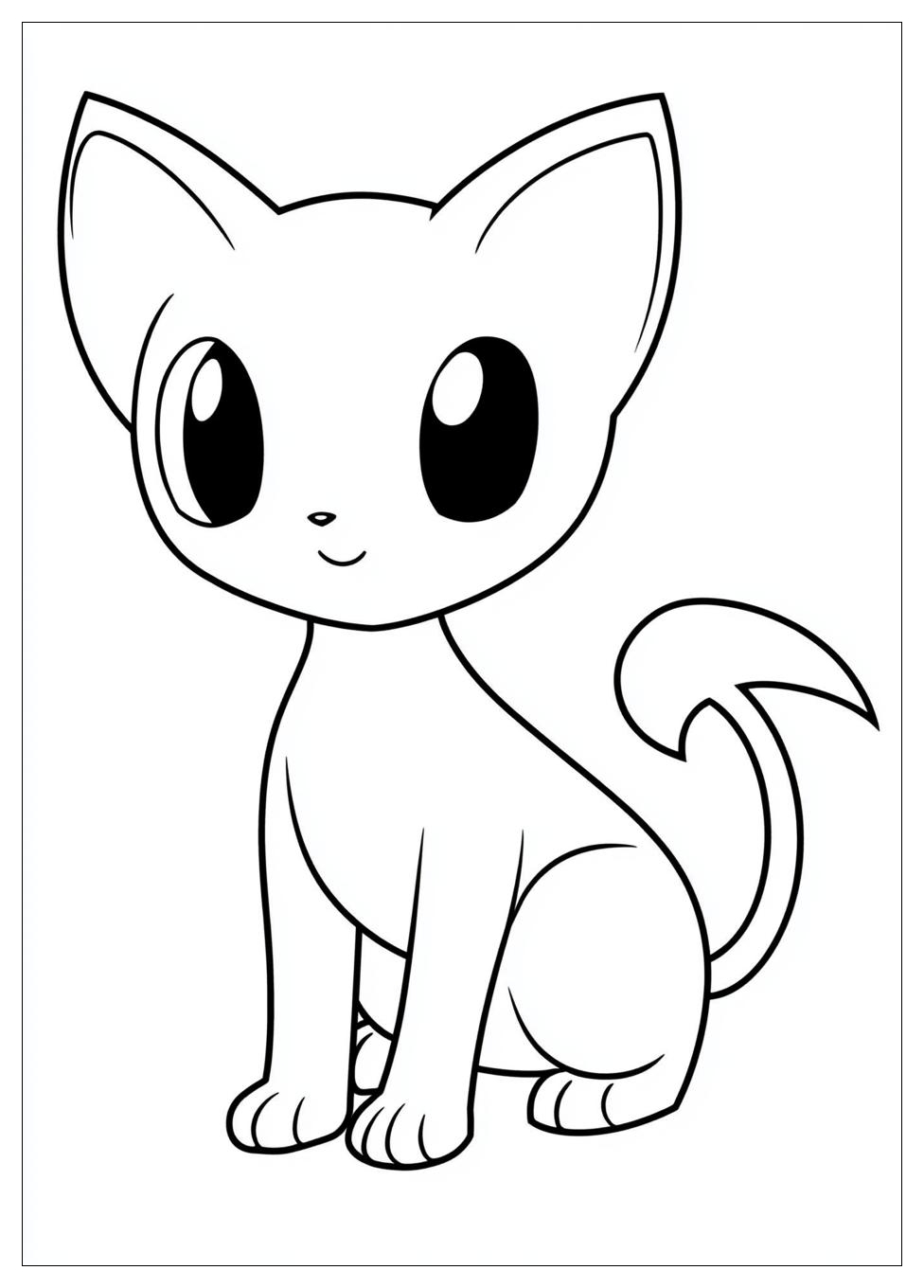 Mew Coloring Pages-7