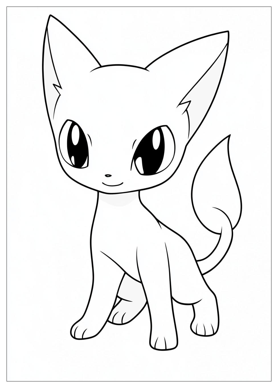 Mew Coloring Pages-8