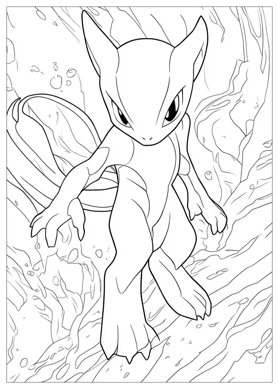 Mewtwo Coloring Pages-10