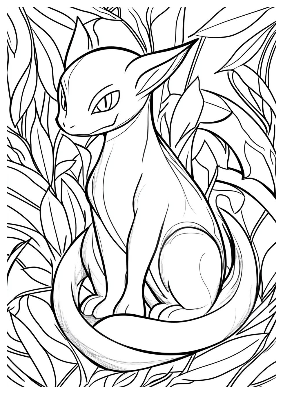 Mewtwo Coloring Pages-14