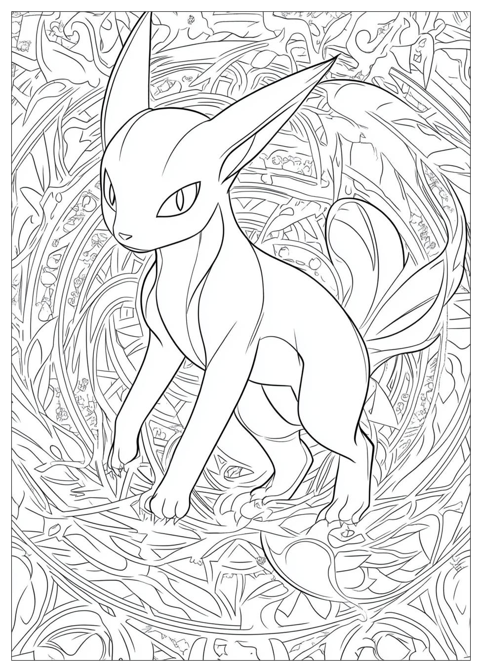 Mewtwo Coloring Pages-16