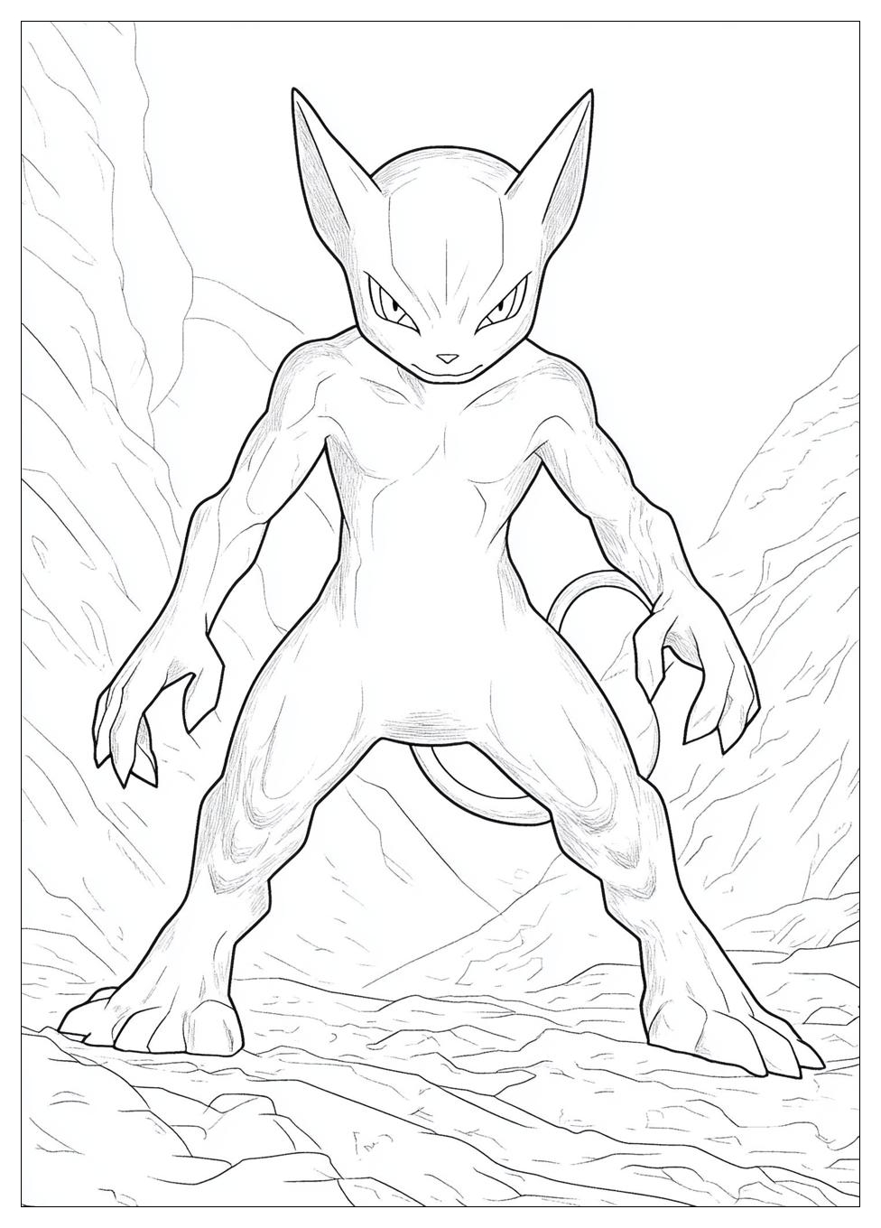 Mewtwo Coloring Pages-18