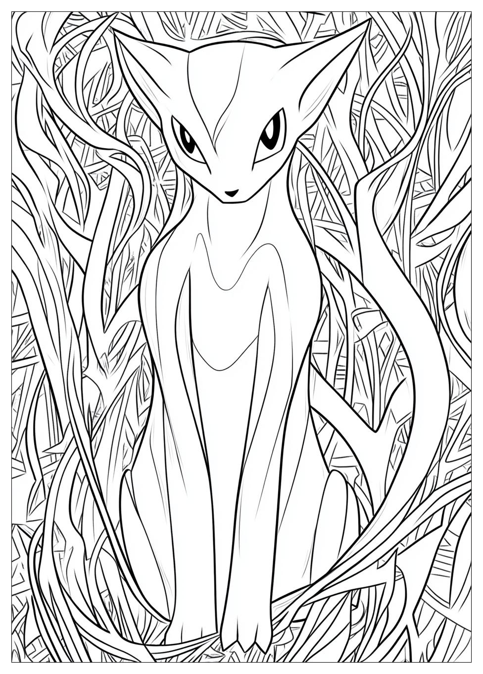 Mewtwo Coloring Pages-19
