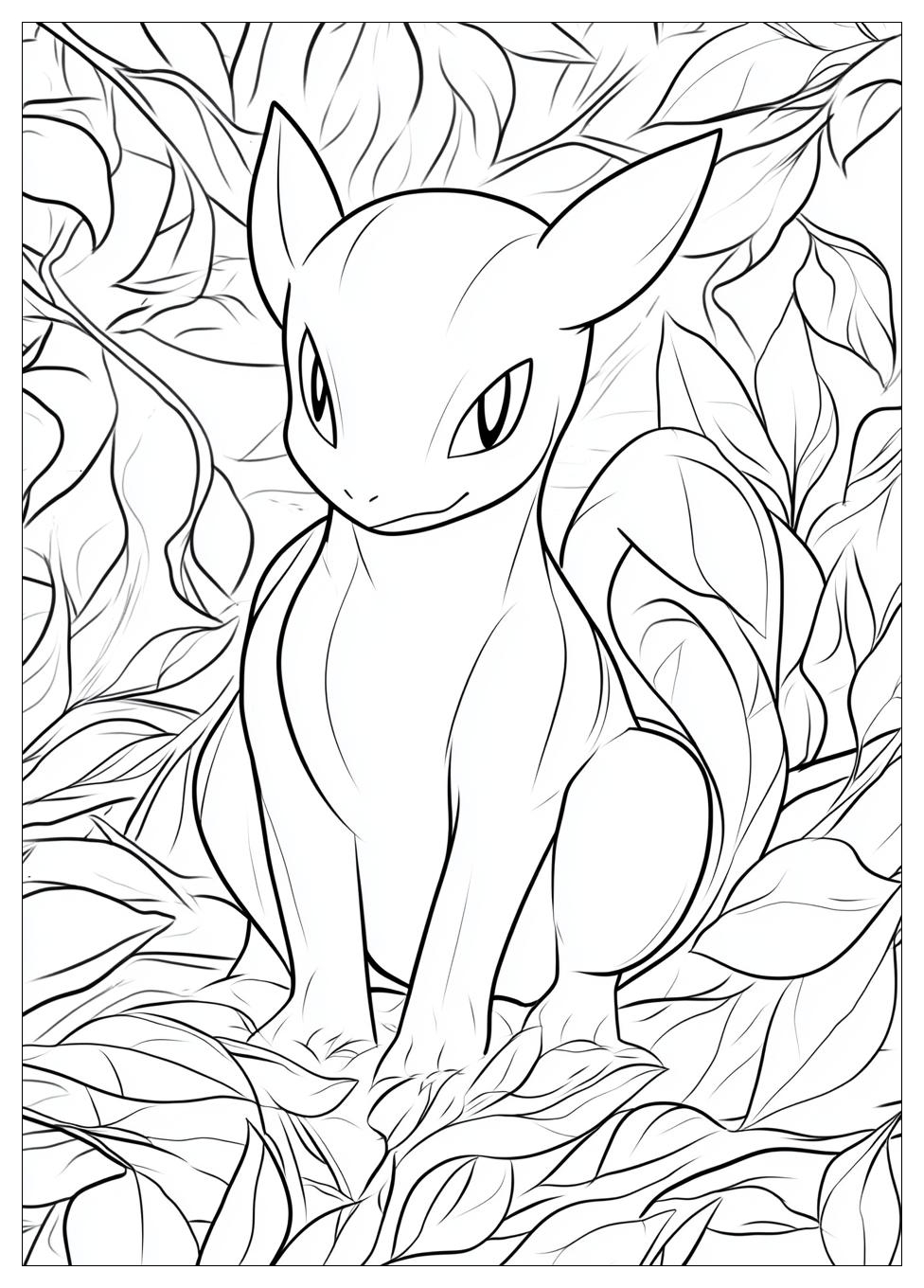 Mewtwo Coloring Pages-20