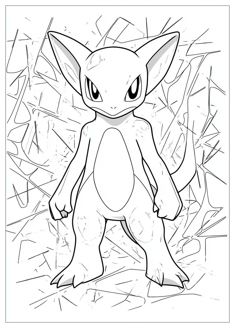 Mewtwo Coloring Pages-9