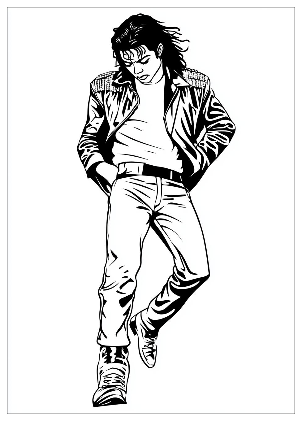 Michael Jackson Coloring Pages-10
