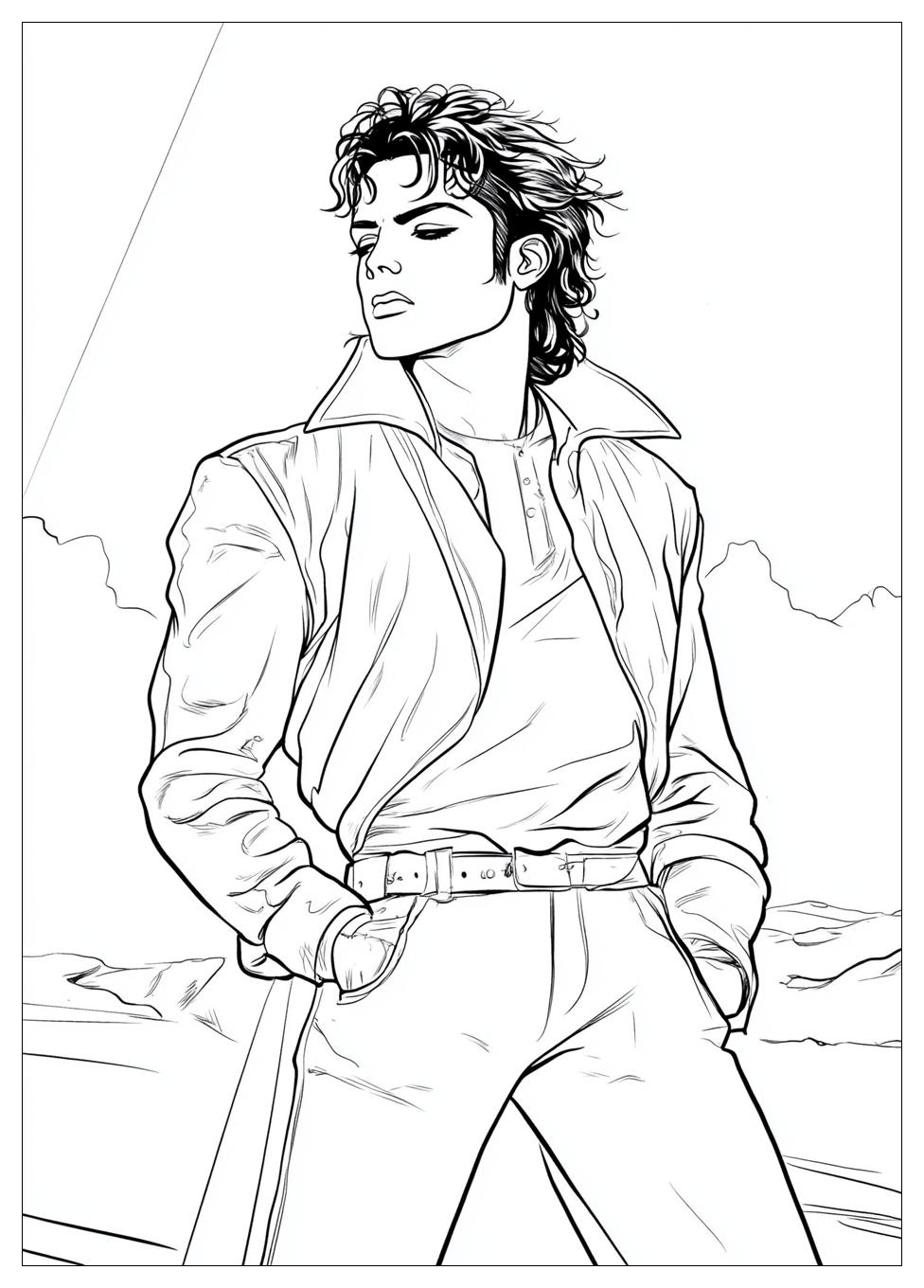 Michael Jackson Coloring Pages-11