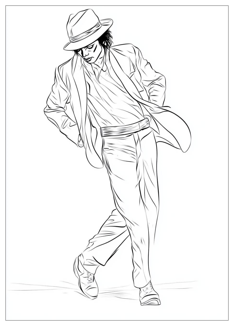 Michael Jackson Coloring Pages-12