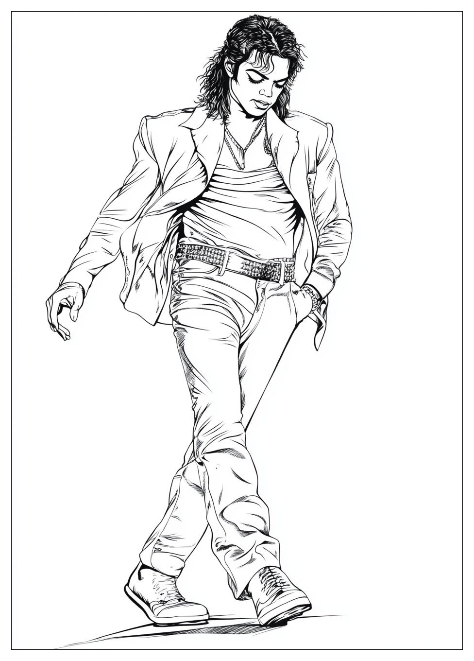 Michael Jackson Coloring Pages-13