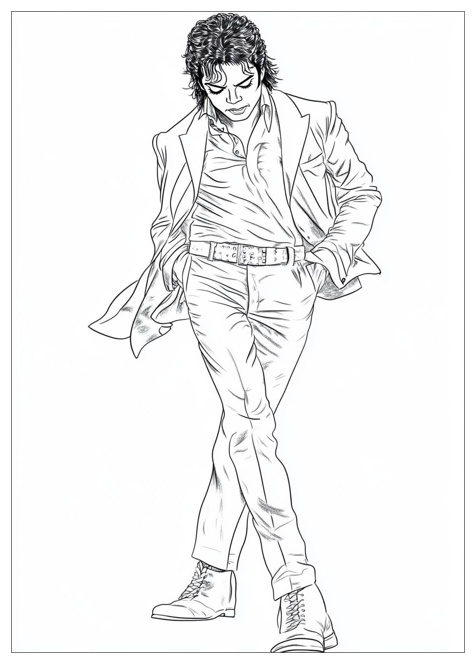 Michael Jackson Coloring Pages-14
