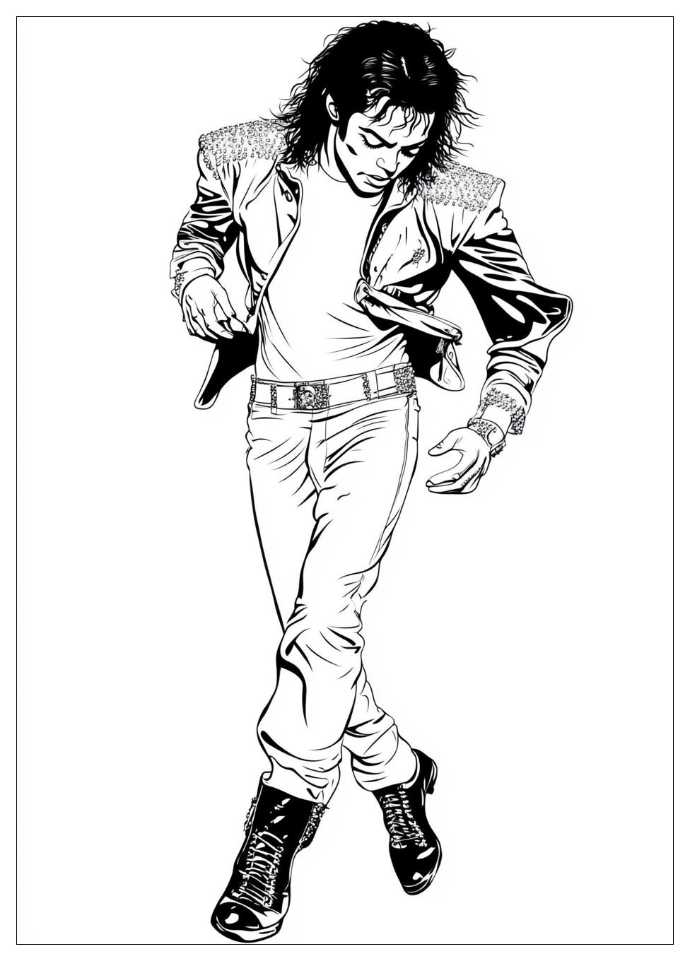 Michael Jackson Coloring Pages-16