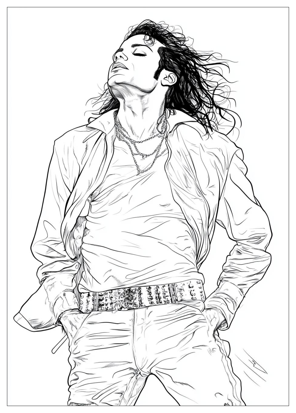 Michael Jackson Coloring Pages-17