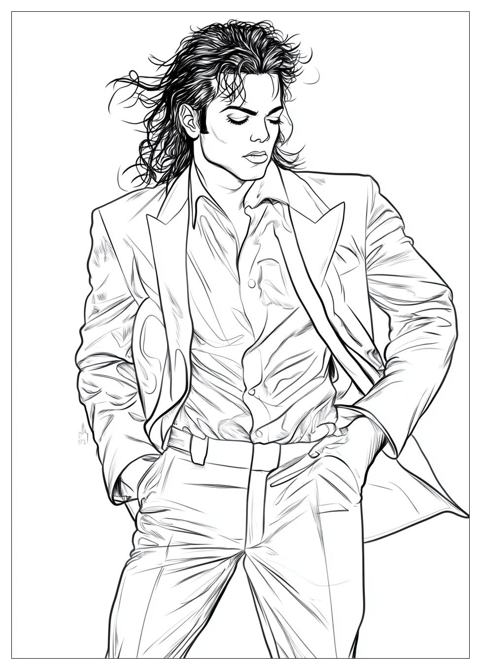 Michael Jackson Coloring Pages-6