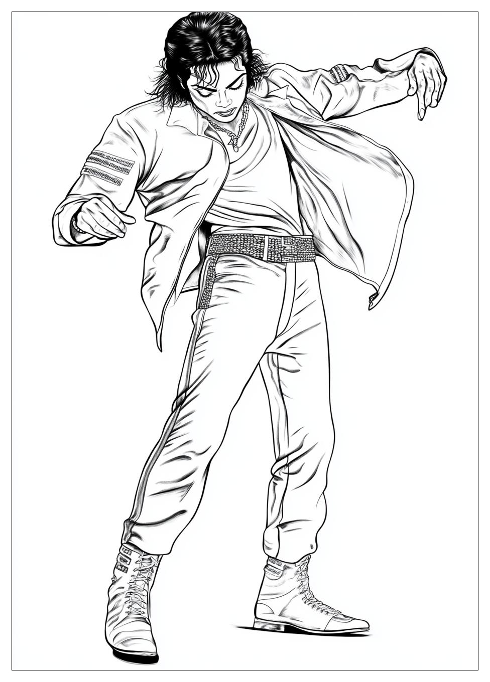 Michael Jackson Coloring Pages-7